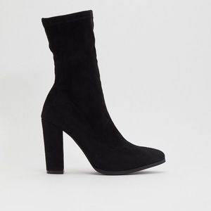 Nasty Gal Faux Suede Sock Boots